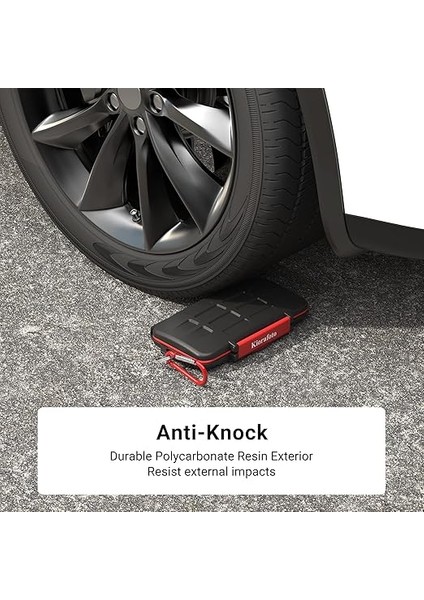 36 Yuvalı Sd Kart Tutucu, 18 Tf + 12 Sd + 6 Cf Hafıza Kartı Tutucu Saklama Cüzdanı, Msd Micro Sd Sdhc Sdxc Sduc Bellek Kartları, Karabinalı, Kompakt ve Taşınabilir indirimleri