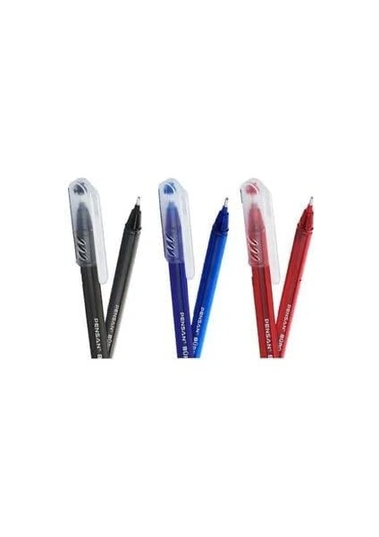 Büro Tükenmez Kalem 15 Adet 5 Mavi, 5 Kırmızı, 5 Siyah, Nistabolje