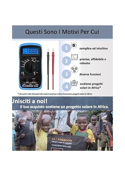 LCD Arka Aydınlatmalı Dijital Multimetre Test Cihazı - Akım, Ac/dc Gerilim, Direnç, Süreklilik, Diyotlar Vb., Mavi, 9 Volt Pil ve Test Uçlarıyla (Ev Dekorasyonu) B07H9VF29K (De) fiyatları