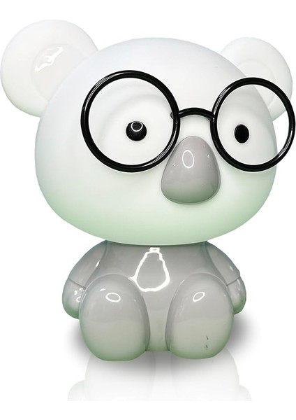 Gece Lambası Çocuklar Için Renkli Eğlenceli Karakter Aydınlatma Çocuk Odası Yatak Odası Kitap Okuma Işığı Dekoratif Lambatavşan Ayıcık (NO12) fiyatları