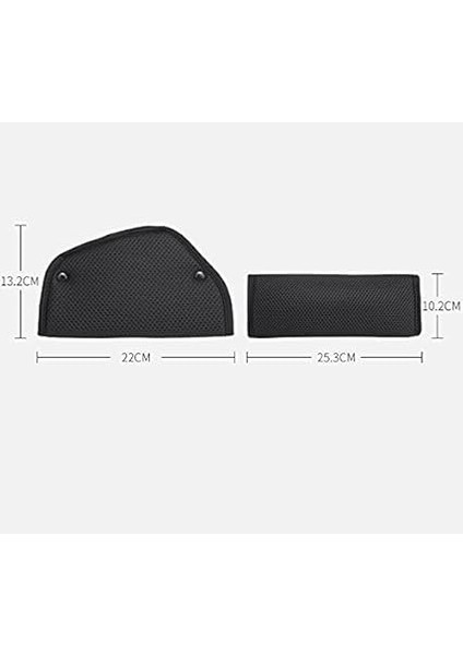 2 Parça Araba Emniyet Kemeri Ped Kapak Kiti Çocuk Emniyet Kemeri Ayar Tutucu Anti-Le Boyun Araba Koltuğu Özel Emniyet Kemeri Omuz Koruma Yardımcı (Siyah A) modelleri