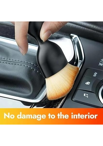 Fırçası Araba Oto Detaylı Temizlik Premium Yumuşak Kıllı Çizmez Detaylı Oto Temizlik Fırçası Koruyucu Kap Hediyeli indirimleri