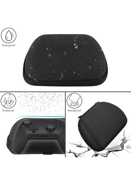 Google Stadia Controller, Sony Playstation 5 Controller, Dualsense, Series X, Cyberpunk Xbox, Ps5, Ps4 Denetleyicileri Koruyucu Sert Kabuk Seyahat Taşıma Çantası ile Uyumlu Ultrashell Kılıf modelleri