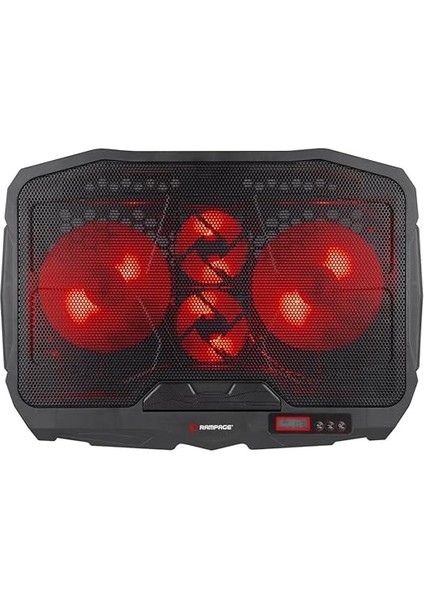 Rampage Ad-Rc4 Coldbreeze Kırmızı Ledli 2*125MM+2*70MM Işıklı Fan 15"-17" Notebook Soğutucu Stand modelleri