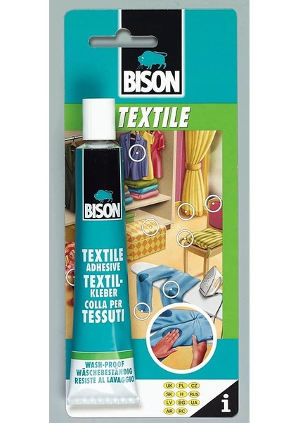 Tekstil Her Çeşit Kumaş Için Yırtık ve Delik Tamirat Yapıştırıcısı, 25 ml