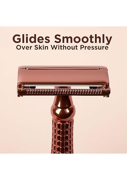 Sword Intuition Rose Gold Tıraş Bıçağı Kadınlar Için – Kelebek Ağızlı Plastik Içermeyen Tıraş fırsatları
