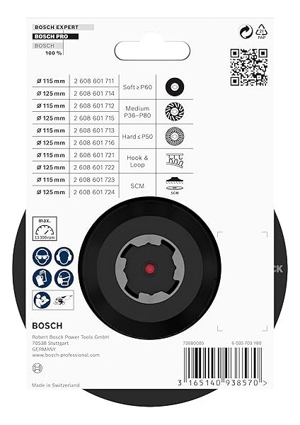 Professional Destek Diski (Cırt Cırtlı, X-Lock Ile), 2608601721 modelleri