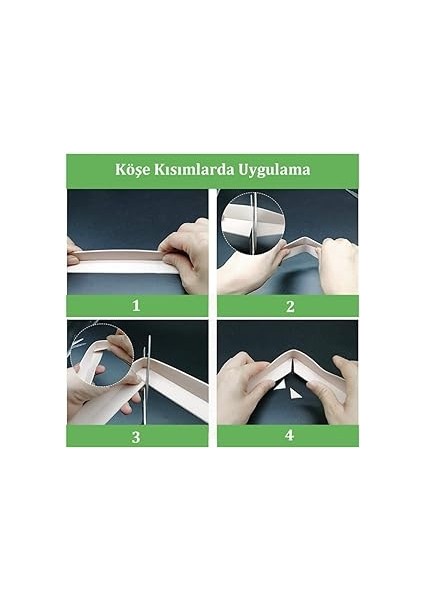 Sızdırmazlık Bandı Lavabo Bantı Banyo Mutfak Lavabo Küvet Duş Teknesi Su Geçirmez Kenar Bant (320 Cm) fırsatları