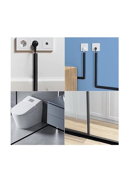 Kablo Kanalı, Kendinden Yapışkanlı, Esnek Kablo Koruması, 3 M x 20 mm x 10,2 Mm, Esnek Kablo Kanalı, Zemin Düz, Kablo Kanalı, Ev, Ofis, Okul, Depo Için Esnek (1 Kablo / 3 M, Siyah) indirimleri