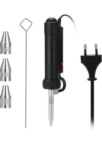 BBT-680 Otomatik Taşınabil Elektrikli Lehim Emici Vakum Lehimleme Pompası Lehimi Çıkarın Siyah