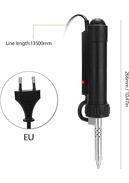 BBT-680 Otomatik Taşınabil Elektrikli Lehim Emici Vakum Lehimleme Pompası Lehimi Çıkarın Siyah fırsatları