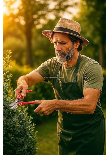 Profesyonel Bağ Makası, 8", 65MN Karbon Çelik Bıçaklı, Polipropilen Saplı, Bypass, Ergonomik, Budama, Dal Kesme Aleti, Bahçe, Çiçek, Bitki Budayıcı modelleri