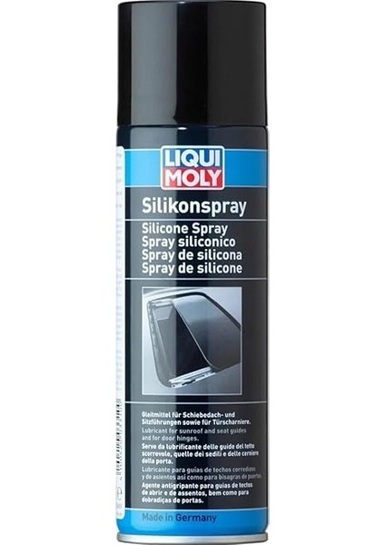 Moly Silikon Sprey Yağlayıcı, Trim ve Ses Giderici, 300 ml