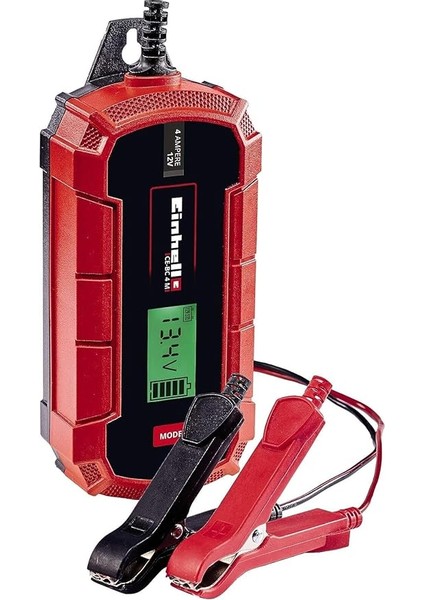 Akü Şarj Cihazı Ce-Bc 4 M (Mikro Işlemci Kontrollü Akıllı Şarj Cihazı, Çeşitli Akü Tipleri Için, Otomobil/motosiklet Dahil, Maks. 4 Amper Şarj Akımı) - 1002225