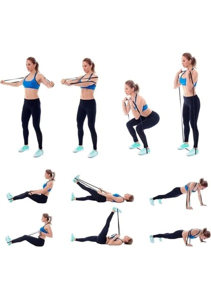 Güç Bandı - Hafif Direnç Lastiği | Fitness, Pilates, Aerobik &amp; Squat Egzersiz Lastiği (Latex Powerband) indirimleri