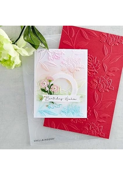 Papercrafts, Inc 3D Kabartma Klasörü Beau Bloom, Opak indirimleri