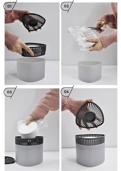 Nem Alıcılı ve Rutubet Giderici Aparat - 500 gr -Üçgen Naturel 3'lü fırsatları