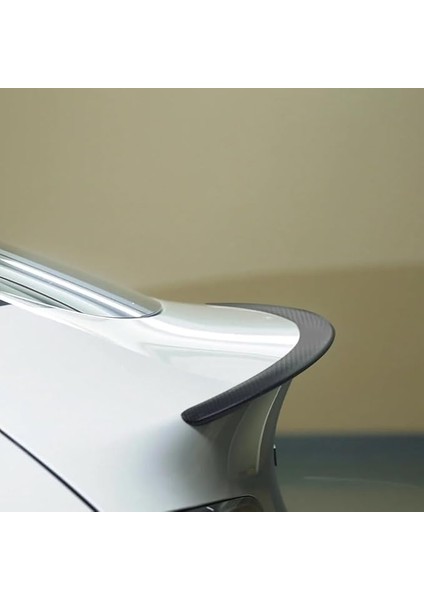 Model Y ve Model 3 ile Uyumlu Gerçek Karbon Fiber Kanat/spoiler