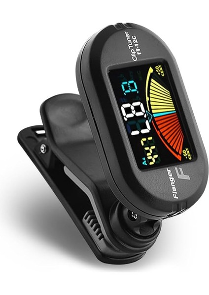 Kromatik Gitar Bas Keman Ukulele Için Gitar Tuner Klipsli Renkli LCD Ekran Katlanabilir Döner Klipsli Taşınabilir Gitar Tuner Otomatik Kapatma Fonksiyonu Evrensel Gitar Aksesuarları