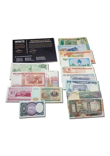 Coleccıonables Dünyanın Her Yerinden 15 Banknotlar - Banknot Dünya Para Koleksiyonu - Orijinallik Belgesi ile Eski Para - Koleksiyoncular ve Meraklı Çocuklar Için Para Notları - Banknot Koleksiyonu modelleri