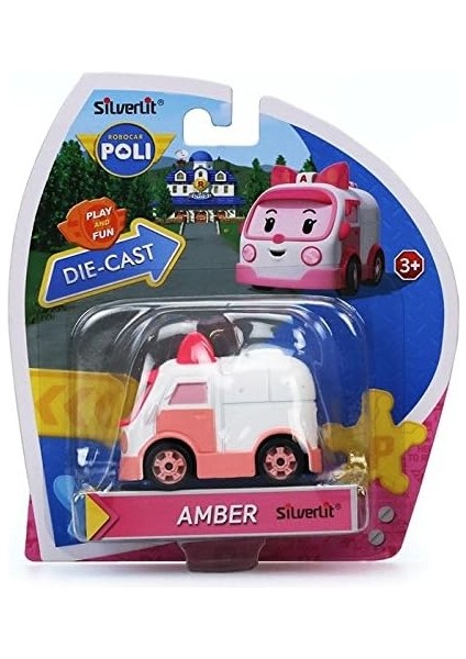 Robocar Poli Metal Araç Figür - Amber fiyatları