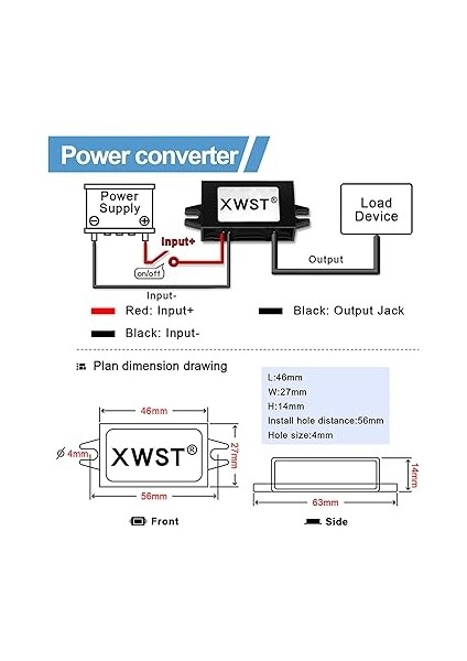 Dc Dc 8V-22V - 5V Gerilim Dönüştürücü 2xusb 3A 15W 12V 5V Dönüştürücü Adaptör Bağlantı Buck Dönüştürücü Adım Aşağı Otomobil, Motosiklet, Bisiklet, Elektrikli Bisiklet, Güç Dönüştürücü Şarj Cihazı Için modelleri