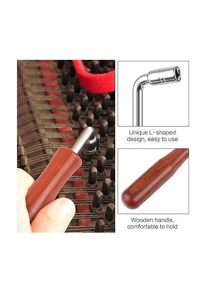 Profesyonel Piyano Akort Kiti Akort Anahtarı Çekiç Mizaç Şerit Siz Kit Piyano Dıy Sabitleme Seti modelleri