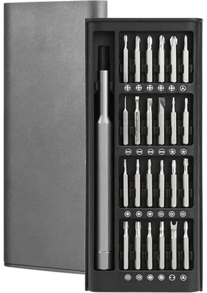 25 Parça Saatçi ve Gözlük, Bilgisayar Tamir Tornavida Seti, Mıknatıslı Uçlar ve Özel Kutulu, Hassas Elektronik Tamir Kiti