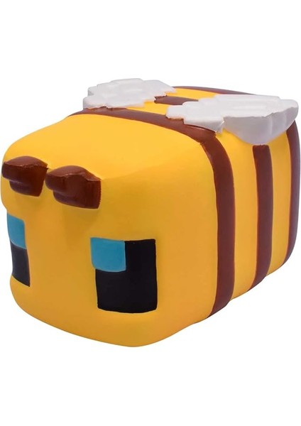 Toys Llc Sadece Oyuncaklar Minecraft Mega Squishme Arı/arı, JTMIN-35111, Tek Beden, Sarı/kahverengi