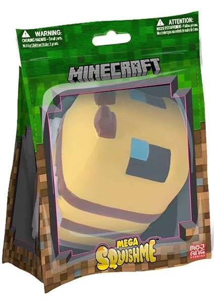 Toys Llc Sadece Oyuncaklar Minecraft Mega Squishme Arı/arı, JTMIN-35111, Tek Beden, Sarı/kahverengi fiyatları
