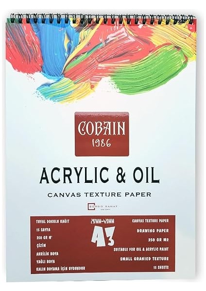 1986 Akrilik Boyama Defteri (A5) modelleri
