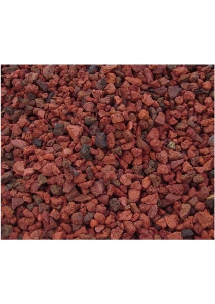 Tarım Pomzası 25 kg 5-10 mm Kırmızı Pomza Cüruf Lav Taşı Kırmızı Ponza Volkanik Cüruf