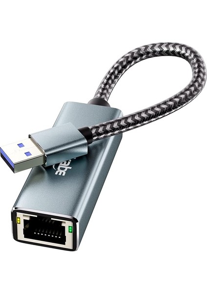 USB 3.0 To Ethernet Adapter, USB 3.0 To RJ45 Gigabit Nıc Network Adapter, USB Computer Lan Card Adapter For Laptop, Nintendo Switch, Pc, Macos, Linux, Windows