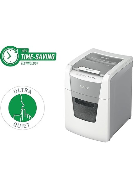 Iq Autofeed Küçük Ofis, Mikro Kesim Evrak Imha Makinesi P5, Otomatik, 100 Sayfa, 34 Litre Atık Haznesi, Beyaz, 80120000 fiyatları