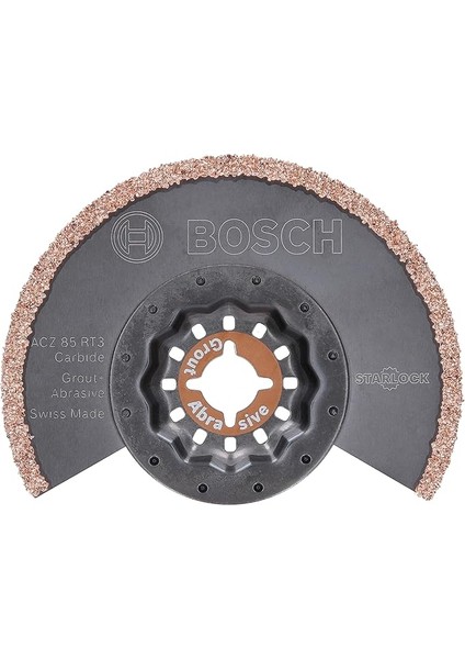 Professional Accessories Diy Carbide Serisi Derz Arası Karbür Riff Segman Testere Bıçağı, 85 Mm/ Acz 85 Rt3, Siyah