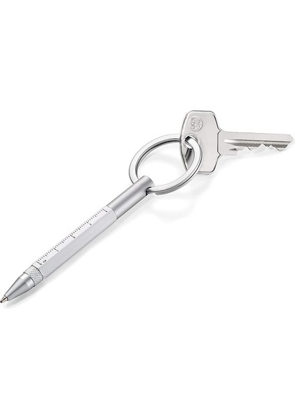 KYP25WH KYP25WH Micro Construction Anahtarlık Tükenmez Kalem Beyaz