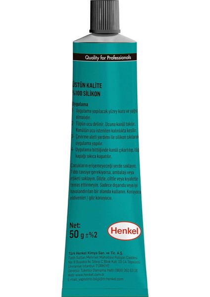 Universal Silikon, Üstün KALITE%100 Beyaz Silikon, Mutfak, Banyo ve Pencereler Için Hızlı Kuruyan Dolgu Macunu, Sararma ve Küflenme Yapmaz, 50 gr Tüp fırsatları