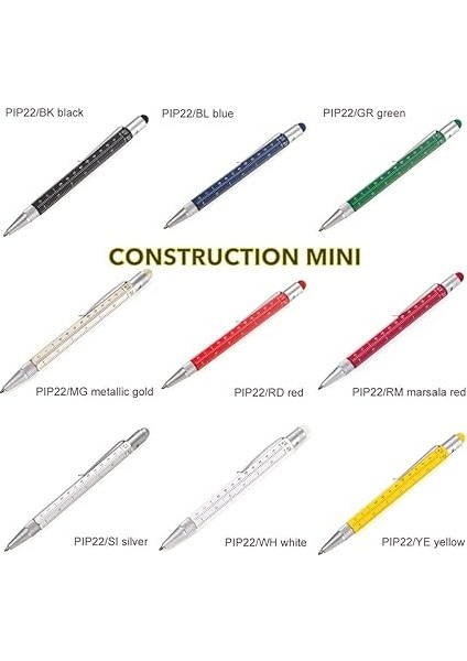 PIP22BK PIP22BK Construction Sytlus Mini Tükenmez Kalem Siyah indirimleri
