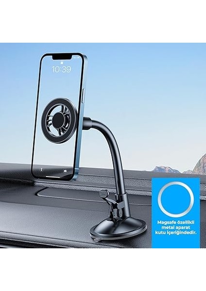 By Deji Güçlü Mıknatıslı Vantuzlu Araç Içi Telefon Tutucu - Magsafe iPhone ile Uyumlu Vakumlu Akrobat indirimleri