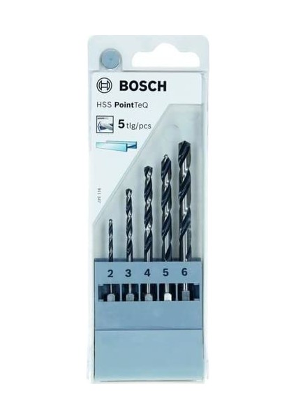 Bosch Hss Pointteq Hex Metal Matkap Ucu Seti 5li