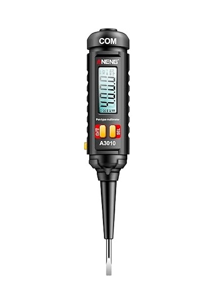 A3010 4000 Sayım Kalem Tipi Multimetre True-Rms Arka Işık Çok Metre Dijital Otomatik Test Cihazı LCD Elektrikçi Araçları