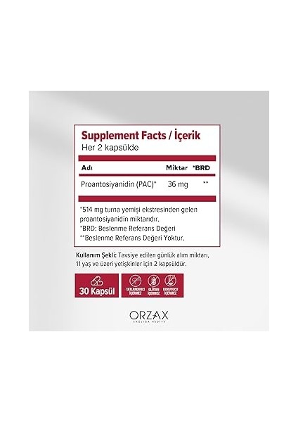 Cranberry Takviye Edici Gıda 30 Kapsül fiyatları