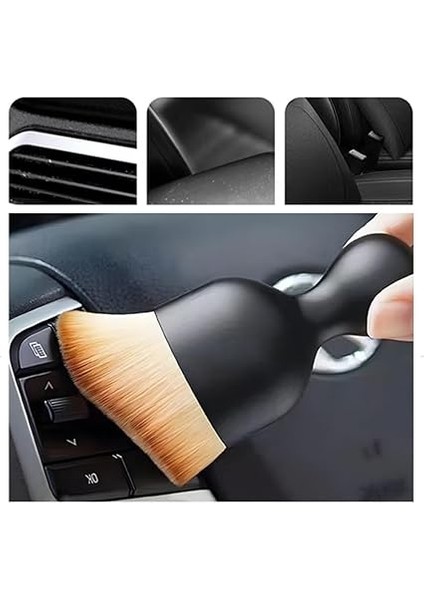 Yumuşak Kıllı Araç Içi Detaylı Oto Temizlik Fırçası, Araba Torpido Havalandırma Toz Temizleme Fırçası fiyatları