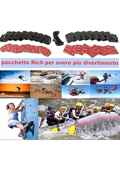 34 Adet Gopro Yapışkan Pedler ve Bir Montaj Duyu ile Uyumlu, Aksiyon Kamerası Evrensel Aksesuar, Yapışkan Tutucular, Gopro Hero Session/4/3/3+/2 ile Uyumlu fırsatları