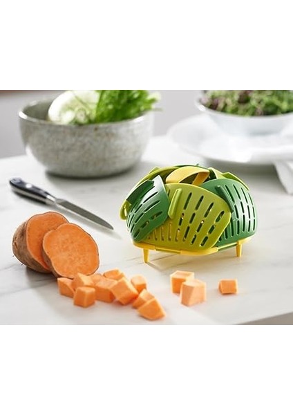 Joseph 45030 Bloom Katlanır Buharda Pişirme Sepeti, Yeşil modelleri