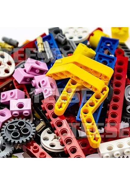 184PIECES Teknik-Lego ile Uyumlu Parçalar, Teknik-Kiriş-Dişliler-Akslar-Pimler-Jantlar Emiciler-Şoklama Diferansiyel Lastikleri Teknik Proje Için Parçalar (Rastgele Renk) modelleri