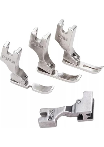 Dikiş Makinesi Fermuar Ayak Seti, 4 Parça, Sanayi Tipi fiyatları