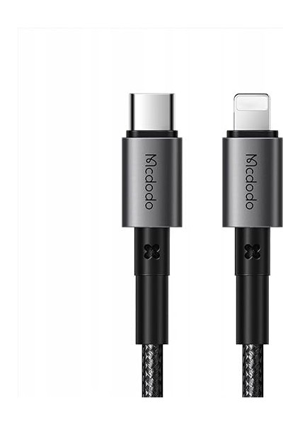 CA-2851 36W Pd Typec Iphone Hızlı Şarj Data Kablo 1.8m-Siyah