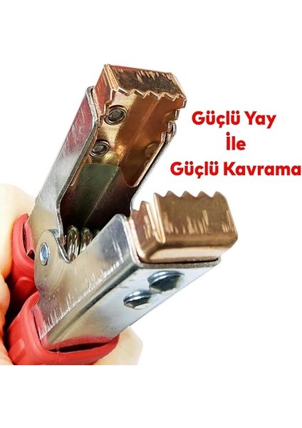 Araba Otomobil Oto Akü Akümülatör Sarj Şarj Takviye Maşası 1000 Amper Pensesi 1 Çift fırsatları