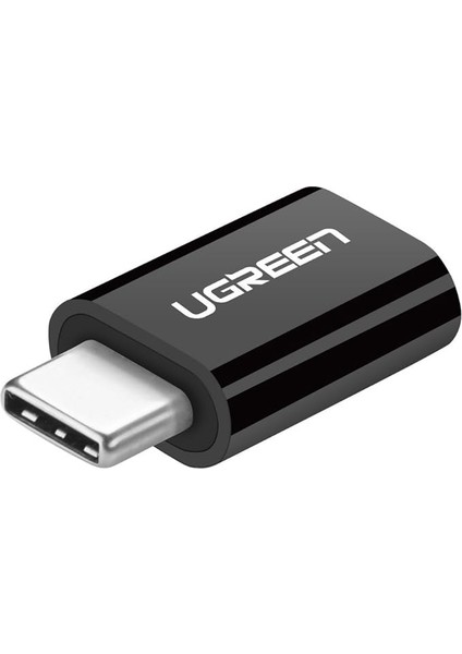 Micro USB To Type-C Dönüştürücü Adaptörü, Siyah